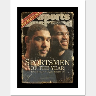 COVER SPORT - SPORT ILLUSTRATED - SPORTMAN OF THE YEARS TIM DUCAN AND DAVID ROBINSON Posters and Art